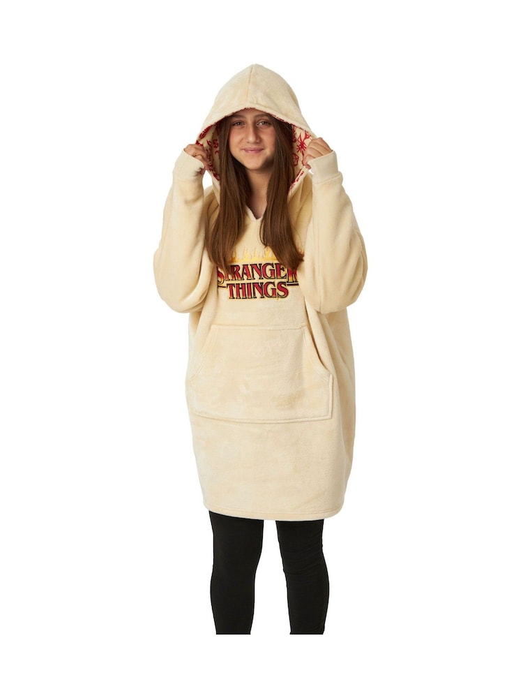 Vanilla Underground Brown Stranger Things Blanket Hoodie - Image 2 of 5
