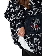 Vanilla Underground Black Stranger Things Blanket Hoodie - Image 3 of 6