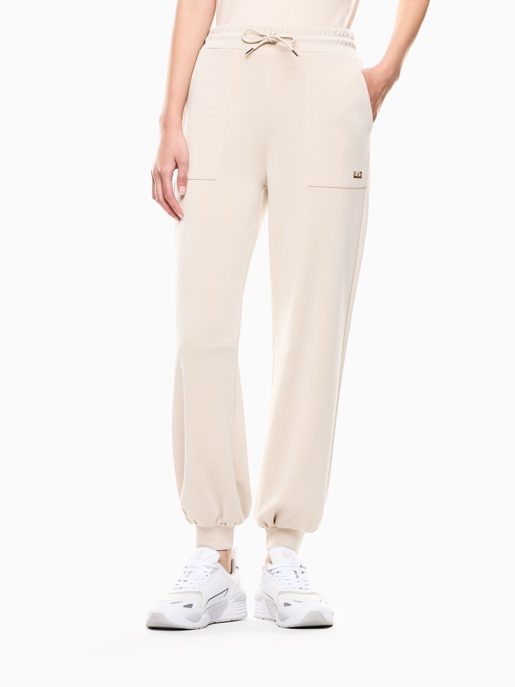 Buy EA7 Natural Trousers from Next Oman