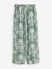 Laura Ashley Green Josette Button Through Pyjamas - Image 3 of 6