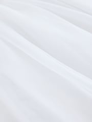 White Embroidered Mesh Ocassion Dress (3mths-8yrs) - Image 6 of 7