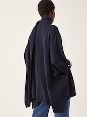 Monsoon Blue Sara Scarf Poncho - Image 2 of 5