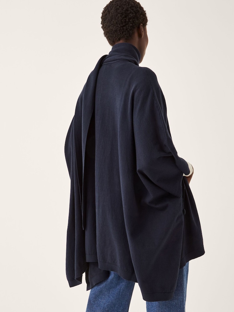 Monsoon Blue Sara Scarf Poncho - Image 2 of 5 Monsoon Blue Sara Scarf Poncho - Image 2 of 5