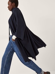 Monsoon Blue Sara Scarf Poncho - Image 3 of 5