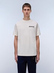 Napapijri White Speghetti Back Graphic T-Shirt - Image 3 of 8