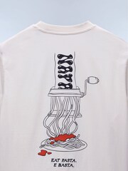Napapijri White Speghetti Back Graphic T-Shirt - Image 8 of 8
