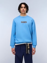 Napapijri Mavi Qutu Loqosu Arxa Qrafik Sviter - 7şəkildən 3 şəkil