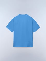 Napapijri Box Logo Short Sleeve Blue T-Shirt - Image 5 of 5