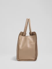 LK Bennett Natural Ella Taupe Tote - Image 3 of 4