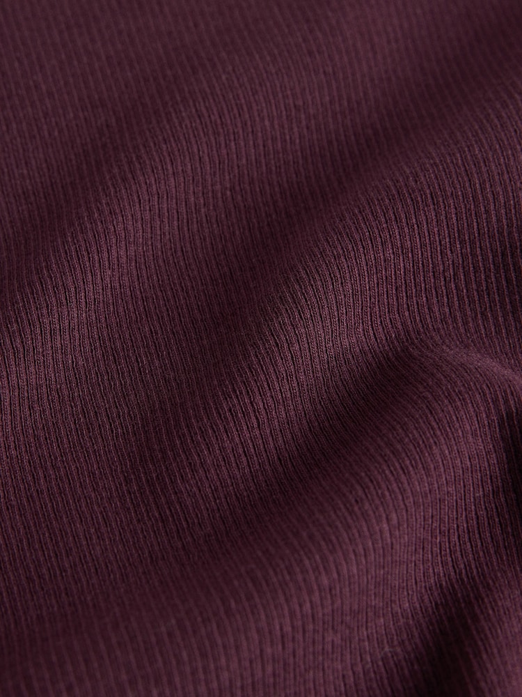 Dark Navy/Plum/Pink/Taupe - T-Shirts za Seti 4 zenye Ribbed Iliyopunguzwa - Picha 6 kati ya 6