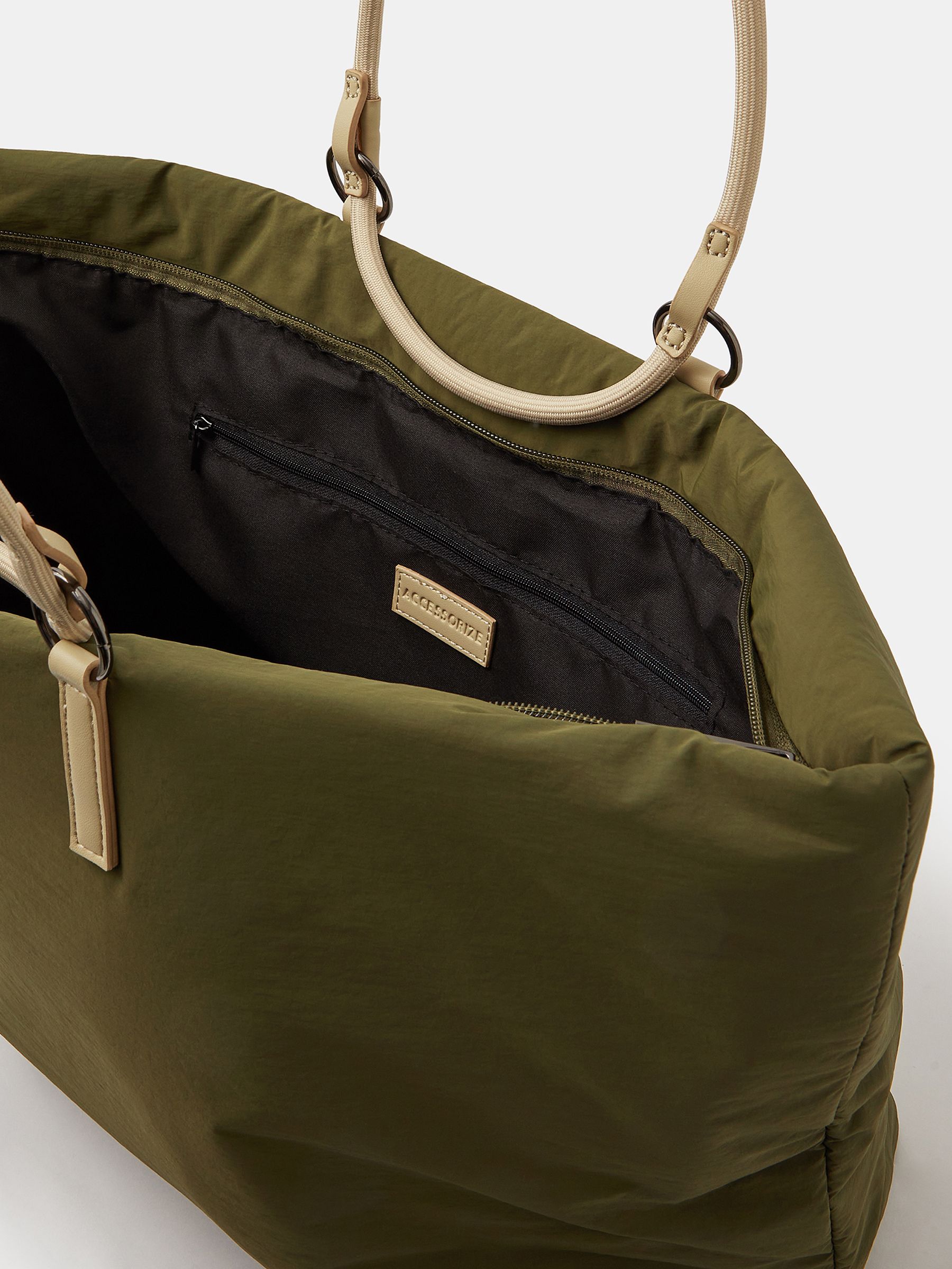 Buy Accessorize Green Nylon Tote Bag from Next Romania