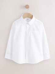 白色 - Plus Fit Long Sleeve School Shirts 2 Pack (3-17yrs) - 图片2 / 6