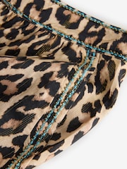 Never Fully Dressed Leopard Lurex Balloon Trousers - Image 8 of 8