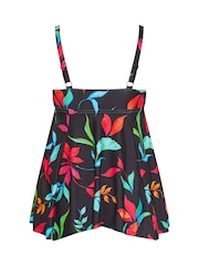 Yours Curve Black Hanky Hem Tankini - Image 6 of 6