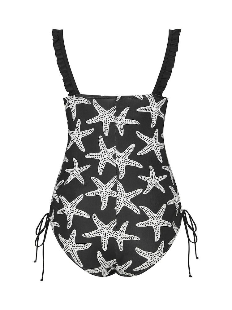 Yours Curve Frilled Strap Swimsuit - صورة 7 من 7 Yours Curve Frilled Strap Swimsuit - صورة 7 من 7