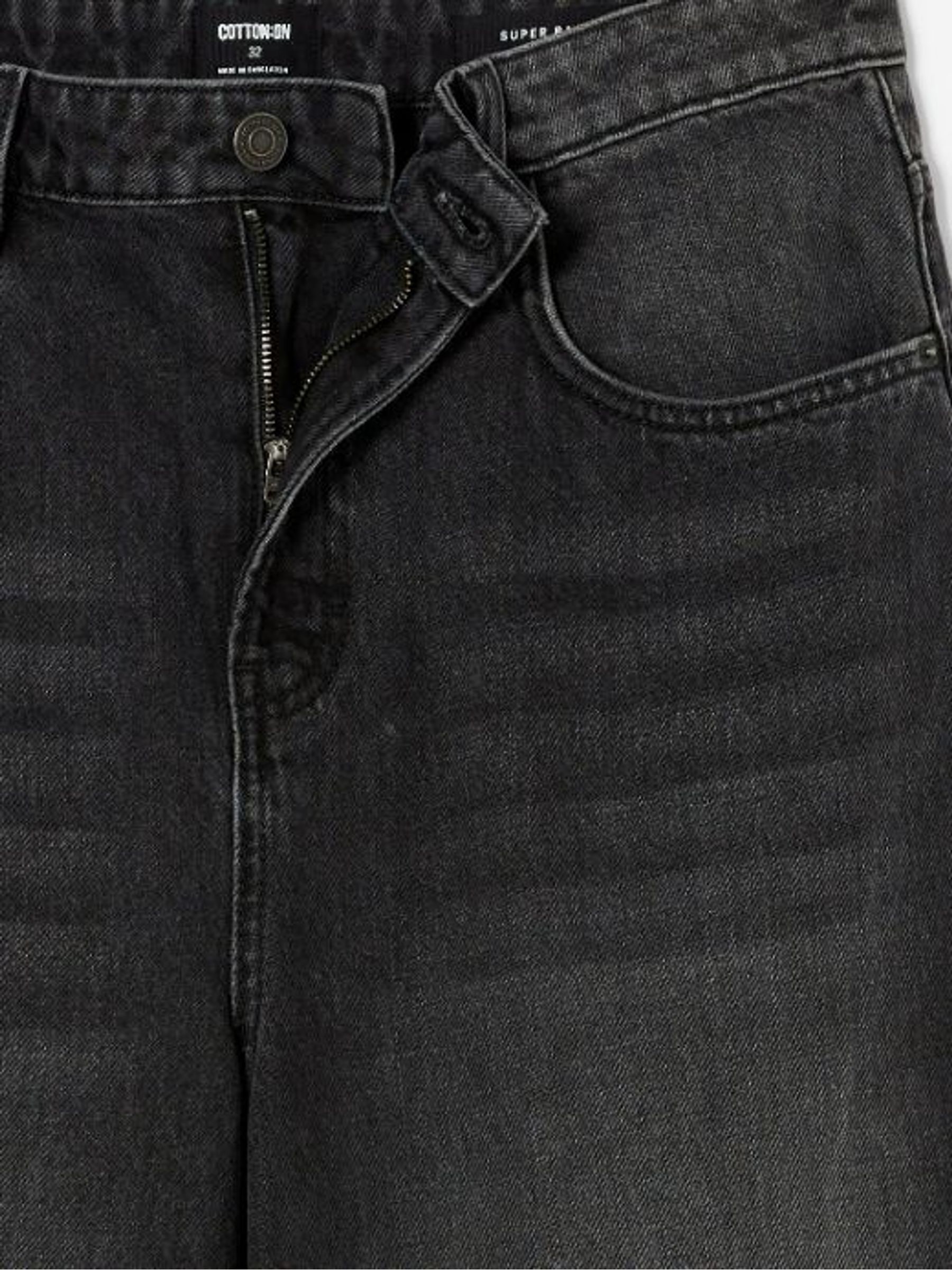 Buy Cotton On Black Super Baggy Jeans from Next USA