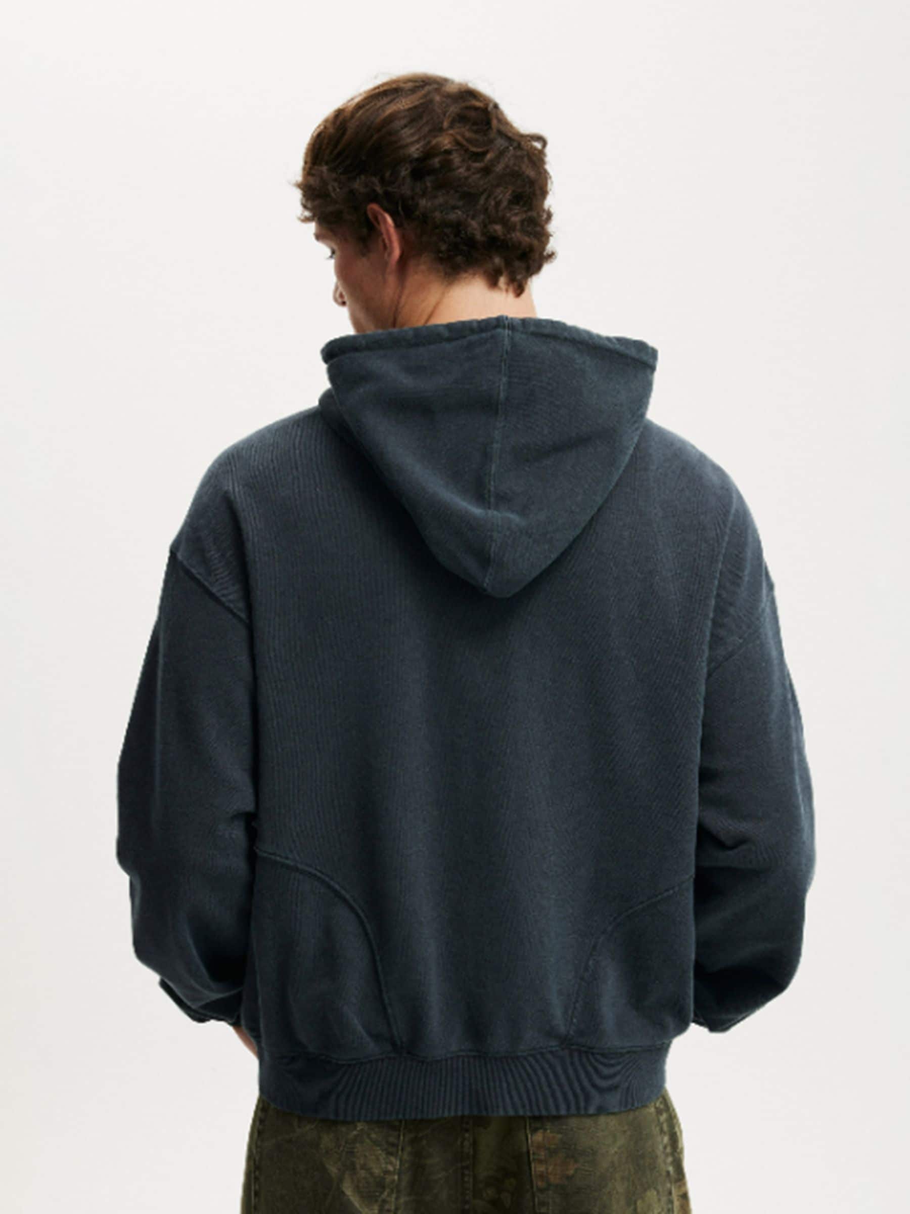Buy Cotton On Washed Black Cropped Zip Up Hoodie from Next USA