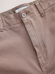 Pink Straight Fit Authentic Washed Chino Trousers - Image 7 of 8