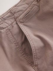 Pink Straight Fit Authentic Washed Chino Trousers - Image 8 of 8
