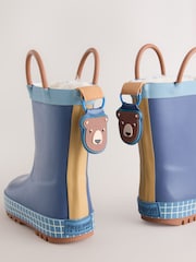 marine - Bottes de pluie à poignée doublée chaude - Image 3 de 6