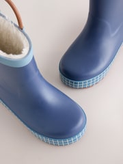marine - Bottes de pluie à poignée doublée chaude - Image 6 de 6