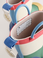 Neutral Colourblock Handle Pull On Wellies - Image 5 of 6