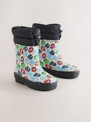 Grey Marvel Cuff Wellies - Image 1 of 6