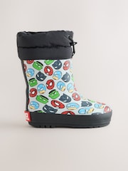 Grey Marvel Cuff Wellies - Image 2 of 6