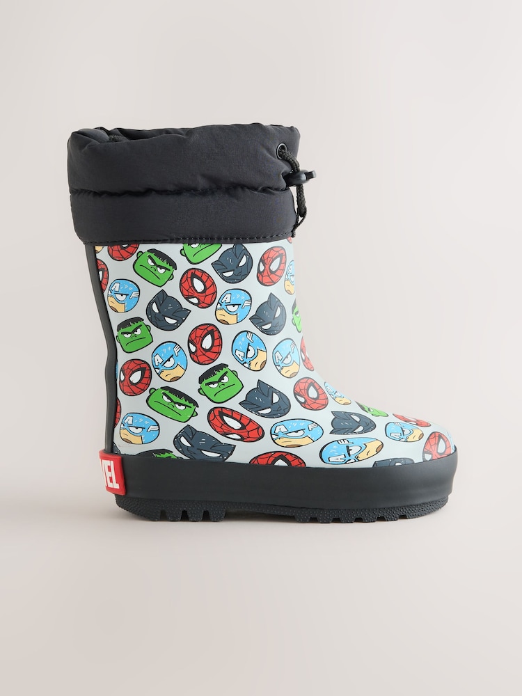 Grey Marvel Cuff Wellies - Image 2 of 6