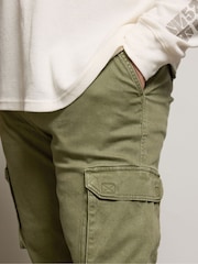 BadRhino Big & Tall Green Welford Double Pocket Cargo Trousers - Image 4 of 6