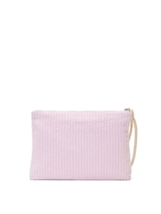 Victoria's Secret Pink Iconic Stripe Terry Large Zip Pouch - Image 3 of 4