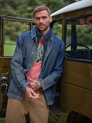 FatFace Canvas Denim Worker Jacket - Εικόνα 1 από 6