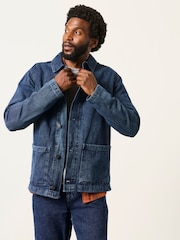 FatFace Canvas Denim Worker Jacket - Εικόνα 2 από 6