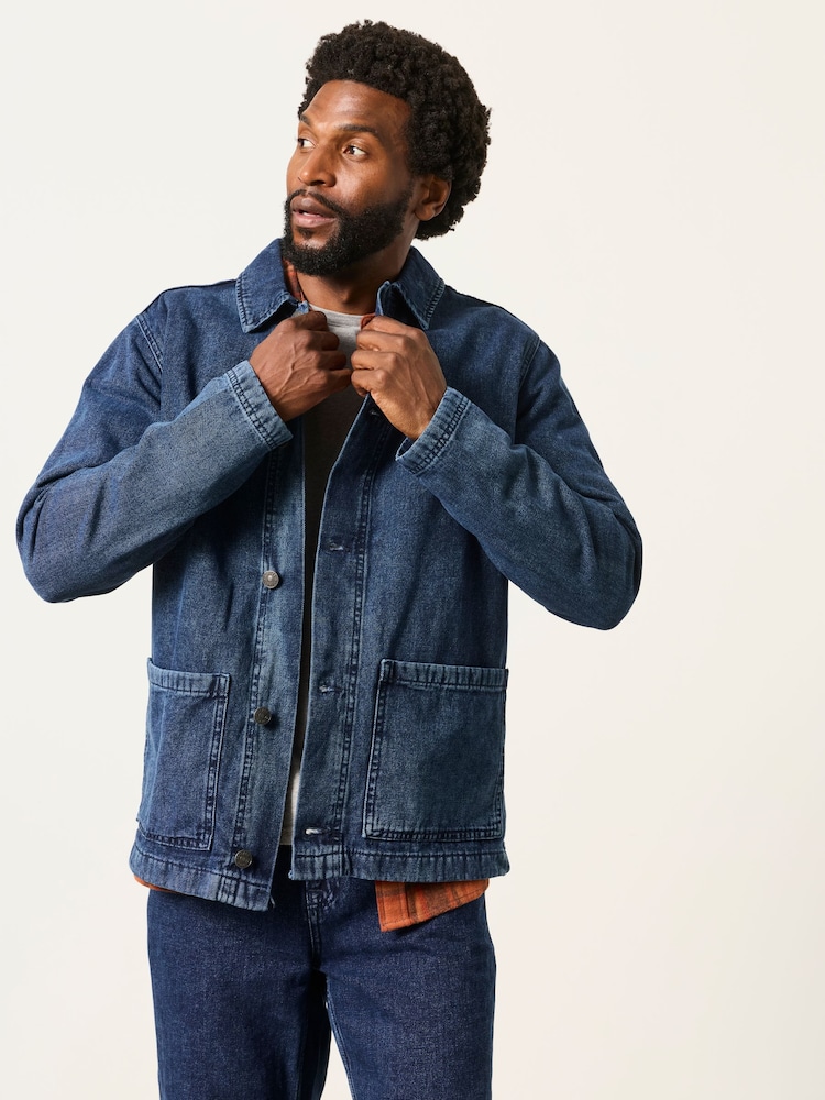FatFace Canvas Denim Worker Jacket - Εικόνα 2 από 6