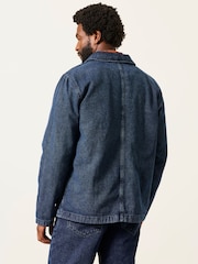 FatFace Canvas Denim Worker Jacket - Εικόνα 3 από 6