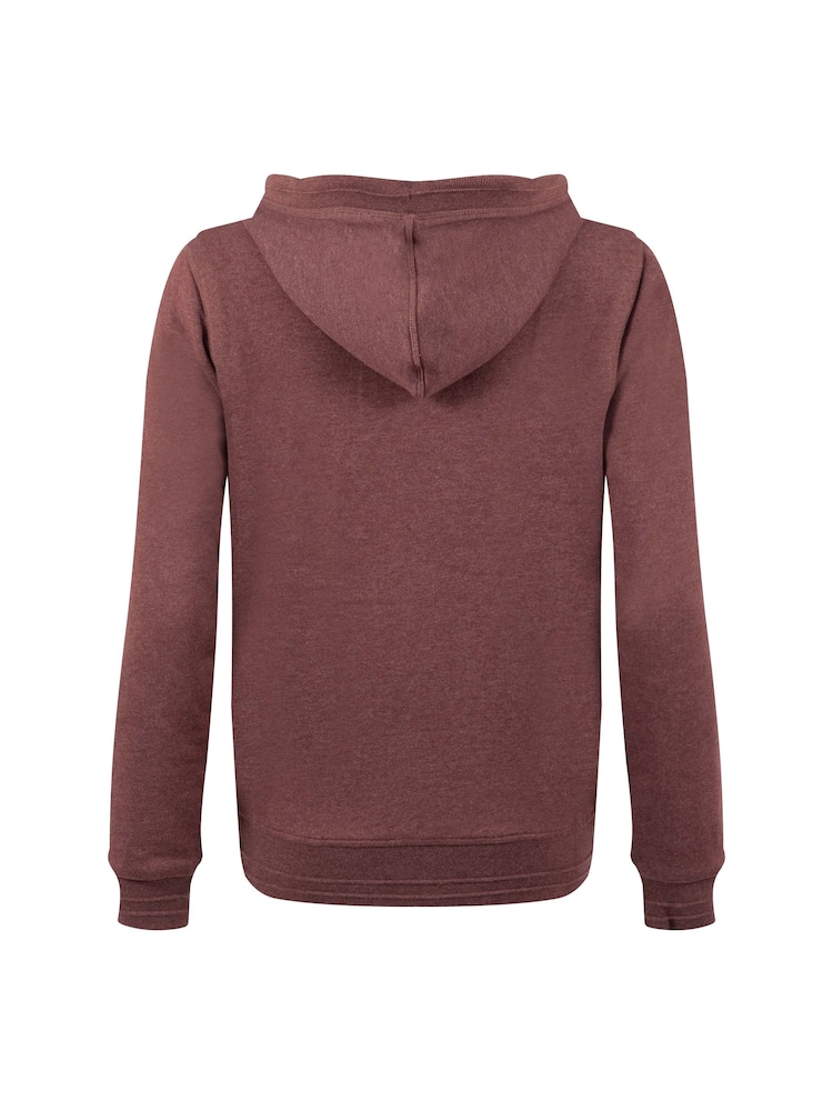 Weird Fish Brown Sevanna Borg Lined Jersey Hoodie - Image 8 of 8 Weird Fish Brown Sevanna Borg Lined Jersey Hoodie - Image 8 of 8