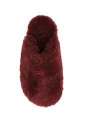 Jones Bootmaker Red Freesia Sheepskin Slippers - Image 5 of 5