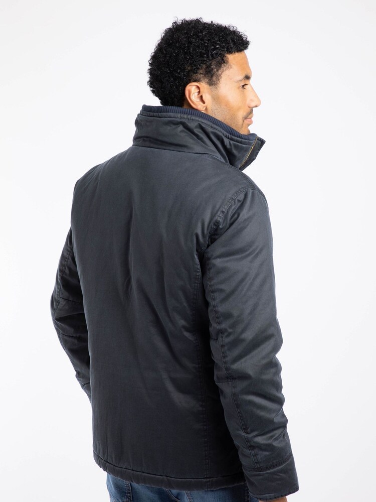 Weird Fish Blue Thunderchief Wadded Field Jacket - Image 2 of 8 Weird Fish Blue Thunderchief Wadded Field Jacket - Image 2 of 8