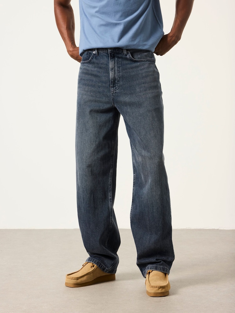 Grafittgrå - FatFace Baggy Fit Jeans - Bilde 1 av 7 Grafittgrå - FatFace Baggy Fit Jeans - Bilde 1 av 7