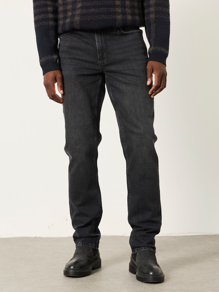 Madilim na Gray - FatFace Slim Fit Jeans - Larawan 1 ng 5