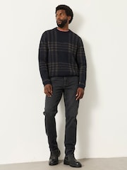Madilim na Gray - FatFace Slim Fit Jeans - Larawan 3 ng 5