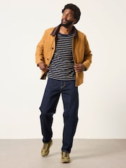 FatFace Dark Navy Straight Fit Selvedge Jeans - Image 5 of 8