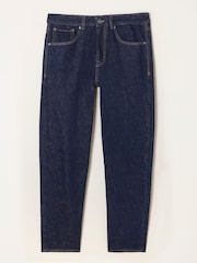 FatFace Dark Navy Straight Fit Selvedge Jeans - Image 8 of 8