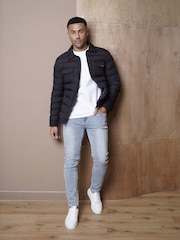 CAPO Black Lightweight Padded Jacket - Image 1 of 5