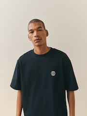 Nothing Ordinary Black Monogram Relaxed Fit Graphic Heavyweight T-Shirt - Image 5 of 6