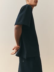 Nothing Ordinary Black Monogram Relaxed Fit Graphic Heavyweight T-Shirt - Image 6 of 6