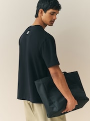 Nothing Ordinary Black Master Font Circle Relaxed Fit Graphic Heavyweight T-Shirt - Image 3 of 5