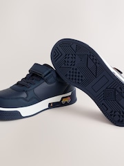 Navy Transport Light up Elastic Lace Trainers - Image 5 of 5