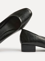 Linzi Black Origin Square Toe With Low Block Heel Pumps - Image 5 of 5