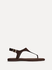 Braun - Linzi Intent Toe Post Flat Sandals - Bild 2 von 5